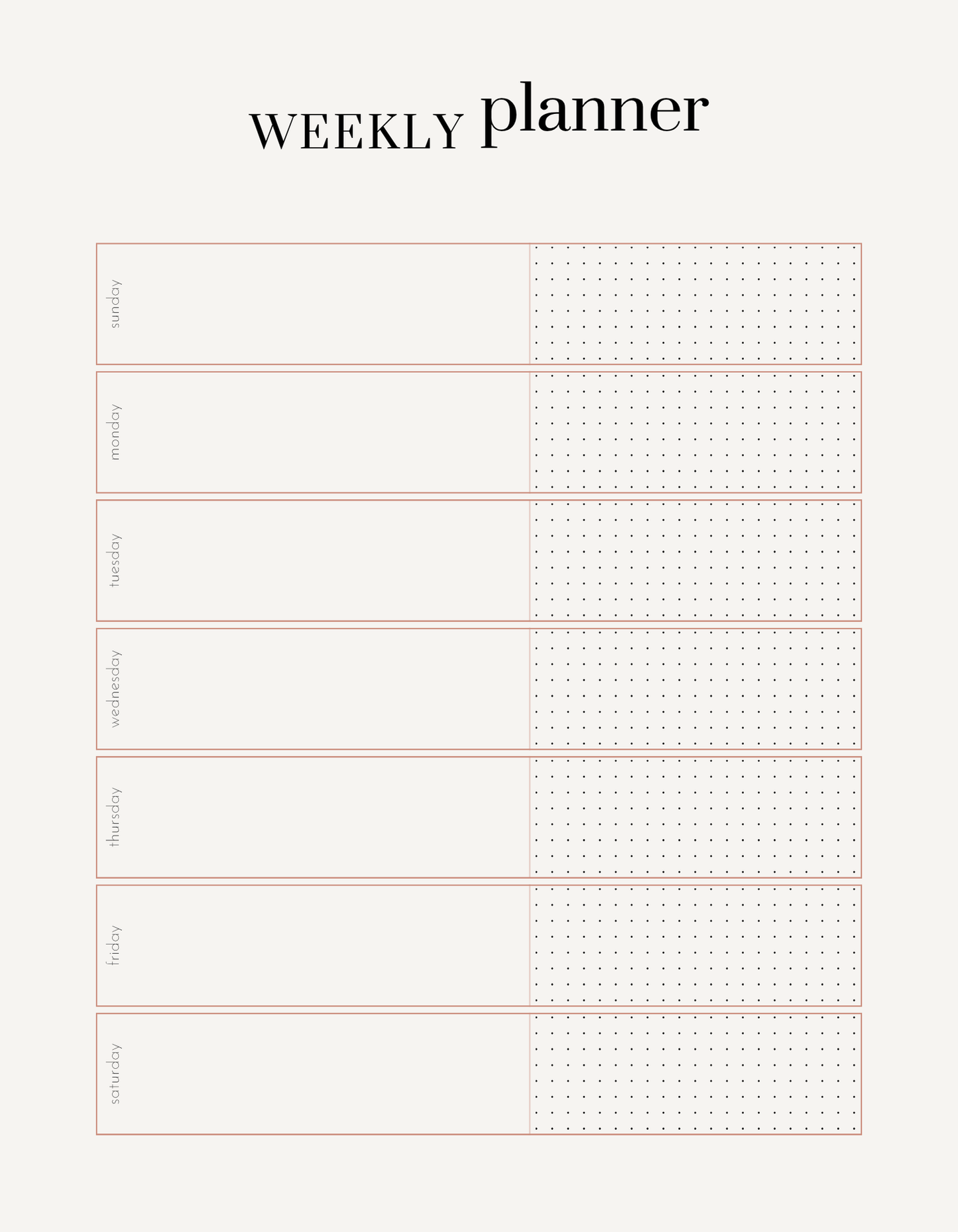 Digital Business Planner